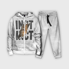 Детский костюм 3D INSTINCT Инстинкт хищника тигр: в Ухте,  |  | большая кошка. тигр | дикая природа | инстинкт | инстинкт выживания | кошка | лев | леопард | надпись | текст | фраза | хищник | хищница