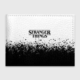 Обложка для студенческого билета с принтом STRANGER THINGS в Ухте, натуральная кожа | Размер: 11*8 см; Печать на всей внешней стороне | 11 | stranger things | одди | одиннадцатая | очень странные дела | сериалы