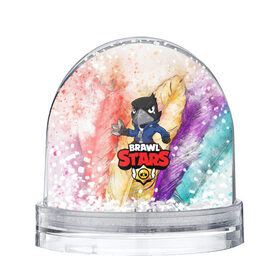 Снежный шар BRAWL STARS:CROW: в Ухте, Пластик | Изображение внутри шара печатается на глянцевой фотобумаге с двух сторон | 8 | 8 bit | bibi | brawl stars | brock | bull | crow | dinomike | el primo | leon | mobile game | mr.p | nita | poko | ricochet | stars | tara | бравл старс | ворон | леон | мобильные игры