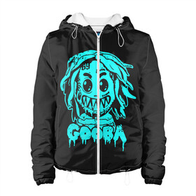 Женская куртка 3D с принтом 6IX9INE в Ухте, ткань верха — 100% полиэстер, подклад — флис | прямой крой, подол и капюшон оформлены резинкой с фиксаторами, два кармана без застежек по бокам, один большой потайной карман на груди. Карман на груди застегивается на липучку | 6 | 6ix9ine | 9 | america | gang | gangsta | gooba | keke | koko | music | rap | shark | tekashi | usa | акула | америка | музыка | реп | рэп | текаши