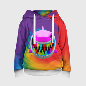 Детская толстовка 3D с принтом 6IX9INE- GOOBA в Ухте, 100% полиэстер | двухслойный капюшон со шнурком для регулировки, мягкие манжеты на рукавах и по низу толстовки, спереди карман-кенгуру с мягким внутренним слоем | Тематика изображения на принте: 6ix9ine | 6ix9ine  gooba | gooba | акула | сикснайн | сиксти найн | сиксти найн репер | такаши | текаши | текаши сикснайн