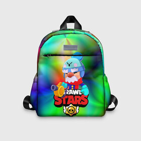 Детский рюкзак 3D с принтом BRAWL STARS GALE в Ухте, 100% полиэстер | лямки с регулируемой длиной, сверху петелька, чтобы рюкзак можно было повесить на вешалку. Основное отделение закрывается на молнию, как и внешний карман. Внутри дополнительный карман. По бокам два дополнительных кармашка | Тематика изображения на принте: bibi | brawl stars | coach mike | crow | gale | leon | leon shark | max | mecha crow | mortis | mr.p | phoenix | sally leon | sandy | spike | sprout | tara | unicorn | virus 8 bit | werewolf | ворон | оборотень