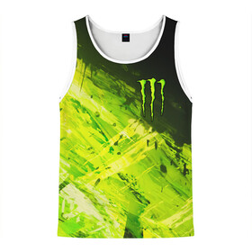 Мужская майка 3D с принтом MONSTER ENERGY в Ухте, 100% полиэстер | круглая горловина, приталенный силуэт, длина до линии бедра. Пройма и горловина окантованы тонкой бейкой | black monster | bmx | claw | cybersport | energy | monster | monster energy | moto | motocross | race | sport | киберспорт | когти | монстер энерджи | монстр | мото | мотокросс | ралли | скейтбординг | спорт | т | энергия