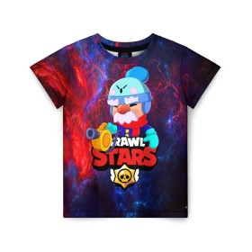 Детская футболка 3D BRAWL STARS GALE: в Ухте, 100% гипоаллергенный полиэфир | прямой крой, круглый вырез горловины, длина до линии бедер, чуть спущенное плечо, ткань немного тянется | bibi | brawl stars | coach mike | crow | gale | leon | leon shark | max | mecha crow | mortis | mr.p | phoenix | sally leon | sandy | spike | sprout | tara | unicorn | virus 8 bit | werewolf | ворон | оборотень