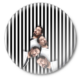 Значок с принтом Дима Билин в Ухте,  металл | круглая форма, металлическая застежка в виде булавки | билин | голова | голос | дима | евровидение | имя | исполнитель | лого | логотип | музыка | надпись | пасть | певец | песни | полосы | поп | попса | треш | трешняк | фото | человек