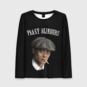 Женский лонгслив 3D Острые Козырьки: в Ухте, 100% полиэстер | длинные рукава, круглый вырез горловины, полуприлегающий силуэт | blinders | gangsta | peaky | shelby | thomas | англия | британия | гангстер | гангстеры | козырек | козырьки | острые | острый | сериал | сериалы | томас | шелби