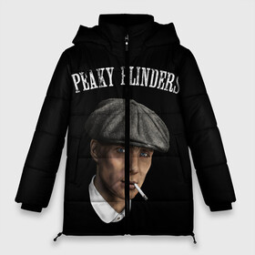 Женская зимняя куртка 3D Острые Козырьки: в Ухте, верх — 100% полиэстер; подкладка — 100% полиэстер; утеплитель — 100% полиэстер | длина ниже бедра, силуэт Оверсайз. Есть воротник-стойка, отстегивающийся капюшон и ветрозащитная планка. 
Боковые карманы с листочкой на кнопках и внутренний карман на молнии | blinders | gangsta | peaky | shelby | thomas | англия | британия | гангстер | гангстеры | козырек | козырьки | острые | острый | сериал | сериалы | томас | шелби