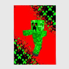 Постер с принтом MINECRAFT. в Ухте, 100% бумага
 | бумага, плотность 150 мг. Матовая, но за счет высокого коэффициента гладкости имеет небольшой блеск и дает на свету блики, но в отличии от глянцевой бумаги не покрыта лаком | craft | game | mine | minecraft | minecraftmemories | pixel | twitter | игра | майнкрафт | маркус перссон | пиксель | ремесло | шахта