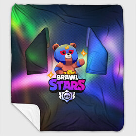 Плед с рукавами с принтом BRAWL STARSEL BROWN в Ухте, 100% полиэстер | Закругленные углы, все края обработаны. Ткань не мнется и не растягивается. Размер 170*145 | 8 | 8 bit | bibi | brawl stars | brock | bull | crow | dinomike | el primo | leon | mobile game | mr.p | nita | poko | ricochet | stars | tara | бравл старс | ворон | леон | мобильные игры