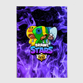 Постер с принтом Brawl Stars TRIO в Ухте, 100% бумага
 | бумага, плотность 150 мг. Матовая, но за счет высокого коэффициента гладкости имеет небольшой блеск и дает на свету блики, но в отличии от глянцевой бумаги не покрыта лаком | 8 bit | 8 бит | bibi | brawl | brawl stars | crow | leon | spike | sprout | stars | бравл | бравл старс | браво старс | игра | компьютерная | кров | леон | онлайн | старс