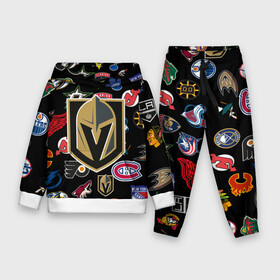 Детский костюм 3D (с толстовкой) с принтом Vegas Golden Knights (Z) в Ухте,  |  | anaheim ducks | arizona coyotes | boston bruins | buffalo sabres | calgary flames | canadiens de montreal | carolina hurricanes | chicago blackhawks | colorado avalanche | columbus blue jackets | dallas stars | detroit red wings | edmonton oil | hockey | 