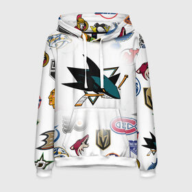 Мужская толстовка 3D с принтом San Jose Sharks (Z) в Ухте, 100% полиэстер | двухслойный капюшон со шнурком для регулировки, мягкие манжеты на рукавах и по низу толстовки, спереди карман-кенгуру с мягким внутренним слоем. | anaheim ducks | arizona coyotes | boston bruins | buffalo sabres | calgary flames | canadiens de montreal | carolina hurricanes | chicago blackhawks | colorado avalanche | columbus blue jackets | dallas stars | detroit red wings | edmonton oil | hockey | 