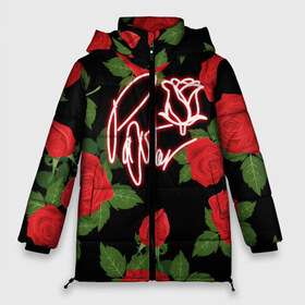 Женская зимняя куртка 3D с принтом Payton Moormeier Розы в Ухте, верх — 100% полиэстер; подкладка — 100% полиэстер; утеплитель — 100% полиэстер | длина ниже бедра, силуэт Оверсайз. Есть воротник-стойка, отстегивающийся капюшон и ветрозащитная планка. 

Боковые карманы с листочкой на кнопках и внутренний карман на молнии | payton | payton moormeier | rose | roses | tiktok | vk | блоггер | блогер | мурмиер | пейтон | пейтон мурмейер | пэйтон | пэйтон мурмейер | пэйтон мурмиер | розы | тикток | тиктокер | ютубер