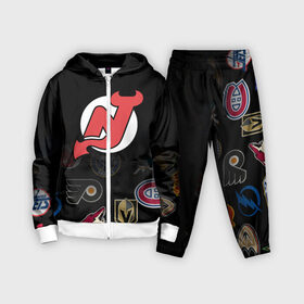 Детский костюм 3D с принтом NHL New Jersey Devils (Z) в Ухте,  |  | anaheim ducks | arizona coyotes | boston bruins | buffalo sabres | calgary flames | carolina hurricanes | chicago blackhawks | colorado | hockey | new jersey devils | nhl | нхл | паттерн | спорт | хоккей