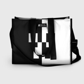 Сумка-шоппер 3D с принтом MINECRAFT CREEPER в Ухте, 100% полиэстер | застегивается на металлическую кнопку; внутренний карман застегивается на молнию. Стенки укреплены специальным мягким материалом, чтобы защитить содержимое от несильных ударов
 | block | creeper | cube | minecraft | pixel | блок | геометрия | крафт | крипер | кубики | майнкрафт | пиксели