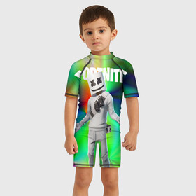 Детский купальный костюм 3D FORTNITE x MARSHMELLO | ФОРТНАЙТ: в Ухте, Полиэстер 85%, Спандекс 15% | застежка на молнии на спине | deadmau5 | fortnite | fortnite 2 | fortnite x маршмелло | ikonik | marshmello | ninja | ninja streamer | raven | travis scott | ворон | иконик | ниндзя | пили | рейвен | трэвис скотт | фортнайт