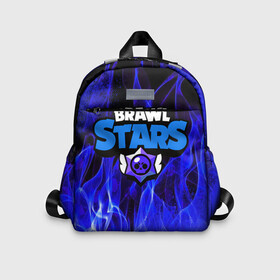 Детский рюкзак 3D с принтом BRAWL STARS в Ухте, 100% полиэстер | лямки с регулируемой длиной, сверху петелька, чтобы рюкзак можно было повесить на вешалку. Основное отделение закрывается на молнию, как и внешний карман. Внутри дополнительный карман. По бокам два дополнительных кармашка | Тематика изображения на принте: 8 bit | barley | brawl stars | brock | bull | colt | crow | dynamike | fire | frank | jessie | leon | nita | барли | бравл старс | брок | булл | ворон | джесси | динамайк | кольт | леон | огонь | фрэнк