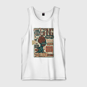 Мужская майка хлопок с принтом Big Bang Theory в Ухте, 100% хлопок |  | bazinga | big bang theory | howard wolowitz | leonard hofstadter | penny | raj | sheldon cooper | stuart bloom | vdgerir | воловитц | леонард хофстедер | пэнни | радж | раджешь кутрапалли | тбв | теория большого взрыва | чак лорри | ше