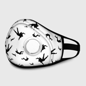 Маска из неопрена с принтом The 100 (Z) в Ухте, неопрен 100% | Форма огибающая нос. Резинки для ушей с дополнительной резинкой на затылке. Клапан для выдоха для активного дыхания при занятиях спортом. Эластичный материал маски и окантовки для лучшего растяжения и прилегания маски.  | 100 | the 100 | the100 | беллами блейк | кларк гриффин | монти грин | сериал | сотня | сто | финн коллинз