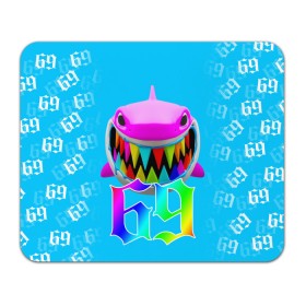 Коврик для мышки прямоугольный с принтом 6IX9INE в Ухте, натуральный каучук | размер 230 х 185 мм; запечатка лицевой стороны | 6ix9ine | 6ix9ine  gooba | gooba | акула | сикснайн | сиксти найн | сиксти найн репер | такаши | текаши | текаши сикснайн