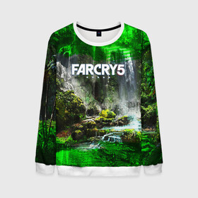 Мужской свитшот 3D с принтом FARCRY5 в Ухте, 100% полиэстер с мягким внутренним слоем | круглый вырез горловины, мягкая резинка на манжетах и поясе, свободная посадка по фигуре | Тематика изображения на принте: far cry | farcry | game | ubisof | выживание | джунгли | игры | остров | фар край