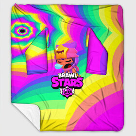 Плед с рукавами с принтом BRAWL STARSSANDY в Ухте, 100% полиэстер | Закругленные углы, все края обработаны. Ткань не мнется и не растягивается. Размер 170*145 | 8 | 8 bit | bibi | brawl stars | brock | bull | crow | dinomike | el primo | leon | mobile game | mr.p | nita | poko | ricochet | stars | tara | бравл старс | ворон | леон | мобильные игры