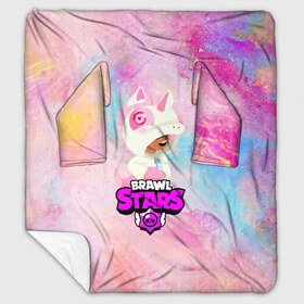 Плед с рукавами с принтом BRAWL STARSUNICORN LEON в Ухте, 100% полиэстер | Закругленные углы, все края обработаны. Ткань не мнется и не растягивается. Размер 170*145 | 8 | 8 bit | bibi | brawl stars | brock | bull | crow | dinomike | el primo | leon | mobile game | mr.p | nita | poko | ricochet | stars | tara | бравл старс | ворон | леон | мобильные игры