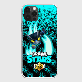 Чехол для iPhone 12 Pro с принтом Brawl stars mecha crow. в Ухте, силикон | область печати: задняя сторона чехла, без боковых панелей | Тематика изображения на принте: bibi | brawl stars | coach mike | leon | leon shark | mecha crow | mr.p | sally leon | sandy | sprout | unicorn | virus 8 bit | биби | бравл старс | вирус 8 бит | леон | оборотень | спроут | сэли леон
