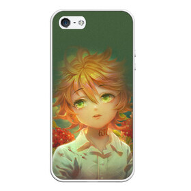 Чехол для iPhone 5/5S матовый с принтом The Promised Neverland в Ухте, Силикон | Область печати: задняя сторона чехла, без боковых панелей | Тематика изображения на принте: anime | emma | mango | the promised neverland | yakusoku no neverland | аниме | манга | обещанная страна грёз | обещанный неверленд