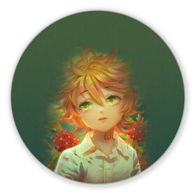 Коврик для мышки круглый The Promised Neverland: в Ухте, резина и полиэстер | круглая форма, изображение наносится на всю лицевую часть | anime | emma | mango | the promised neverland | yakusoku no neverland | аниме | манга | обещанная страна грёз | обещанный неверленд