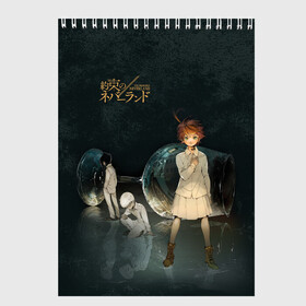 Скетчбук с принтом The Promised Neverland Logo в Ухте, 100% бумага
 | 48 листов, плотность листов — 100 г/м2, плотность картонной обложки — 250 г/м2. Листы скреплены сверху удобной пружинной спиралью | anime | emma | mango | the promised neverland | yakusoku no neverland | аниме | манга | обещанная страна грёз | обещанный неверленд