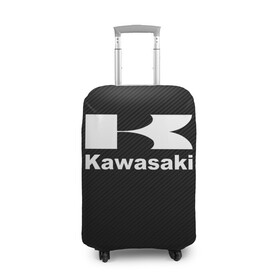 Чехол для чемодана 3D с принтом KAWASAKI (Z) в Ухте, 86% полиэфир, 14% спандекс | двустороннее нанесение принта, прорези для ручек и колес | bike | kawasaki | moto | motocycle | ninja | sportmotorcycle | zzr | кавасаки | кавасаки ниндзя | мото | мотоспорт | ниндзя