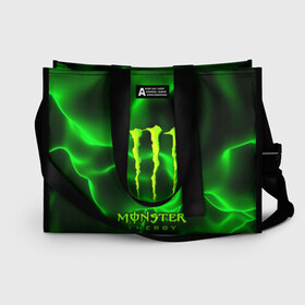 Сумка-шоппер 3D с принтом MONSTER ENERGY в Ухте, 100% полиэстер | застегивается на металлическую кнопку; внутренний карман застегивается на молнию. Стенки укреплены специальным мягким материалом, чтобы защитить содержимое от несильных ударов
 | energy | honda | mercedes | monster energy | porsche | racing | sport | toyota | автомобил | автомобильные | марка | машины | митсубиси | монстр | монстр энерджи | порше | спорт | тесла | тойота | хонда