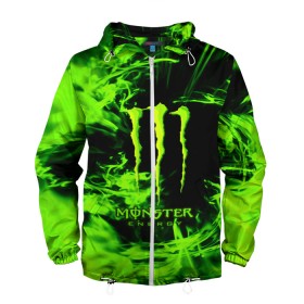 Мужская ветровка 3D с принтом MONSTER ENERGY в Ухте, 100% полиэстер | подол и капюшон оформлены резинкой с фиксаторами, два кармана без застежек по бокам, один потайной карман на груди | energy | honda | mercedes | monster energy | porsche | racing | sport | toyota | автомобил | автомобильные | марка | машины | митсубиси | монстр | монстр энерджи | порше | спорт | тесла | тойота | хонда