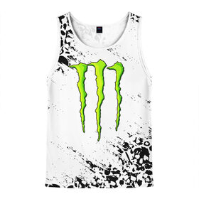 Мужская майка 3D с принтом MONSTER ENERGY в Ухте, 100% полиэстер | круглая горловина, приталенный силуэт, длина до линии бедра. Пройма и горловина окантованы тонкой бейкой | black monster | bmx | claw | cybersport | energy | monster | monster energy | moto | motocross | race | sport | киберспорт | когти | монстер энерджи | монстр | мото | мотокросс | ралли | скейтбординг | спорт | энергия