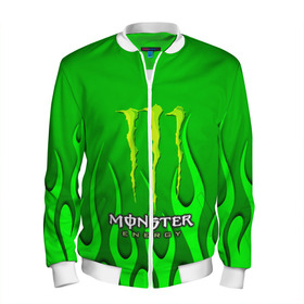 Мужской бомбер 3D с принтом MONSTER ENERGY в Ухте, 100% полиэстер | застегивается на молнию, по бокам два кармана без застежек, по низу бомбера и на воротнике - эластичная резинка | energy | honda | mercedes | monster energy | porsche | racing | sport | toyota | автомобил | автомобильные | марка | машины | митсубиси | монстр | монстр энерджи | порше | спорт | тесла | тойота | хонда
