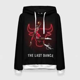 Женская толстовка 3D с принтом The Last Dance в Ухте, 100% полиэстер  | двухслойный капюшон со шнурком для регулировки, мягкие манжеты на рукавах и по низу толстовки, спереди карман-кенгуру с мягким внутренним слоем. | air | ball | basket | basketball | bulls | chicago | dance | jordan | jordans | jumpman | last | nba | sport | баскетбол | джордан | майкл | мяч | нба | последний | спорт | танец