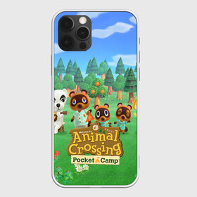 Чехол для iPhone 12 Pro ANIMAL CROSSING: в Ухте, силикон | область печати: задняя сторона чехла, без боковых панелей | animal crossing:new horizons | game | nintendo | анимал кроссинг | животные | звери | игра | нинтендо | пересечение животных