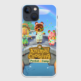 Чехол для iPhone 13 mini ANIMAL CROSSING: в Ухте,  |  | animal crossing:new horizons | game | nintendo | анимал кроссинг | животные | звери | игра | нинтендо | пересечение животных