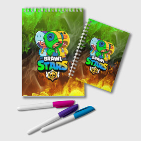 Блокнот с принтом BRAWL STARS LEON TRIO в Ухте, 100% бумага | 48 листов, плотность листов — 60 г/м2, плотность картонной обложки — 250 г/м2. Листы скреплены удобной пружинной спиралью. Цвет линий — светло-серый
 | bibi | brawl stars | coach mike | crow | gale | leon | leon shark | max | mecha crow | mortis | mr.p | phoenix | sally leon | sandy | spike | sprout | tara | unicorn | virus 8 bit | werewolf | ворон | оборотень
