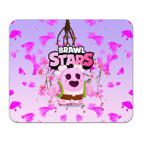 Коврик для мышки прямоугольный с принтом Sakura Spike Brawl Stars в Ухте, натуральный каучук | размер 230 х 185 мм; запечатка лицевой стороны | brawl | brawl stars | sakura spike | spike | бравл | бравл кактус | бравл старс | кактус | сакура спайк | спайк | спайк бравл старс