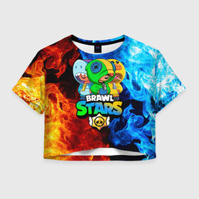 Женская футболка Crop-top 3D с принтом BRAWL STARS LEON TRIO | ЛЕОН в Ухте, 100% полиэстер | круглая горловина, длина футболки до линии талии, рукава с отворотами | bibi | brawl stars | coach mike | crow | gale | leon | leon shark | max | mecha crow | mortis | mr.p | phoenix | sally leon | sandy | spike | sprout | tara | unicorn | virus 8 bit | werewolf | ворон | оборотень