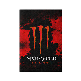 Обложка для паспорта матовая кожа с принтом MONSTER ENERGY (Z) в Ухте, натуральная матовая кожа | размер 19,3 х 13,7 см; прозрачные пластиковые крепления | Тематика изображения на принте: black monster | bmx | claw | cybersport | energy | monster | monster energy | moto | motocross | race | sport | киберспорт | когти | монстер энерджи | монстр | мото | мотокросс | ралли | скейтбординг | спорт | энергия