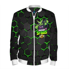Мужской бомбер 3D с принтом BRAWL STARS VIRUS 8-BIT в Ухте, 100% полиэстер | застегивается на молнию, по бокам два кармана без застежек, по низу бомбера и на воротнике - эластичная резинка | bibi | brawl stars | coach mike | crow | gale | leon | leon shark | max | mecha crow | mortis | mr.p | phoenix | sally leon | sandy | spike | sprout | tara | unicorn | virus 8 bit | werewolf | ворон | оборотень
