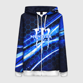 Женская толстовка 3D на молнии с принтом MONSTER ENERGY в Ухте, 100% полиэстер | длина до линии бедра, манжеты и пояс оформлены мягкой тканевой резинкой, двухслойный капюшон со шнурком для регулировки, спереди молния, по бокам два кармана | energy | honda | mercedes | monster energy | porsche | racing | sport | toyota | автомобил | автомобильные | марка | машины | митсубиси | монстр | монстр энерджи | порше | спорт | тесла | тойота | хонда