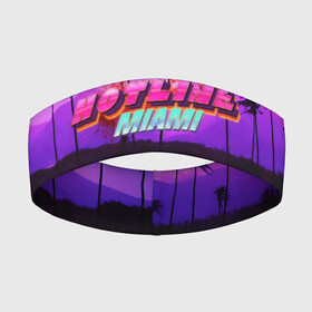 Повязка на голову 3D с принтом HOTLINE MIAMI в Ухте,  |  | abstraction games | dennaton games | devolver digital | game | hotline miami | hotline miami 2: wrong number | retrowave | synthwave | мотель | мотель майами