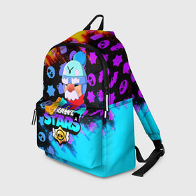 Рюкзак 3D с принтом BRAWL STARS GALE в Ухте, 100% полиэстер | лямки с регулируемой длиной, сверху петелька, чтобы рюкзак можно было повесить на вешалку. Основное отделение закрывается на молнию, как и внешний карман. Внутри два дополнительных кармана, один из которых закрывается на молнию. По бокам два дополнительных кармашка | bibi | brawl stars | coach mike | crow | gale | leon | leon shark | max | mecha crow | mortis | mr.p | phoenix | sally leon | sandy | spike | sprout | tara | unicorn | virus 8 bit | werewolf | ворон | оборотень