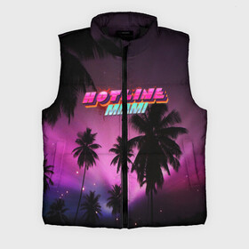 Мужской жилет утепленный 3D с принтом HOTLINE MIAMI в Ухте,  |  | abstraction games | dennaton games | devolver digital | game | hotline miami | hotline miami 2: wrong number | retrowave | synthwave | мотель | мотель майами