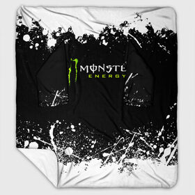 Плед с рукавами с принтом MONSTER ENERGY в Ухте, 100% полиэстер | Закругленные углы, все края обработаны. Ткань не мнется и не растягивается. Размер 170*145 | black monster | bmx | claw | cybersport | energy | monster | monster energy | moto | motocross | race | sport | киберспорт | когти | монстер энерджи | монстр | мото | мотокросс | ралли | скейтбординг | спорт | энергия
