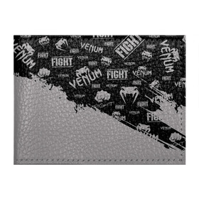 Обложка для студенческого билета с принтом VENUM в Ухте, натуральная кожа | Размер: 11*8 см; Печать на всей внешней стороне | boxing gloves | flex | mma | muay thai | training | venum | бокс | венум | джиу джитсу | змея | кобра | муай тай | форма | экипировка